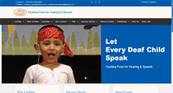 Desktop Screenshot of cochleapune.org